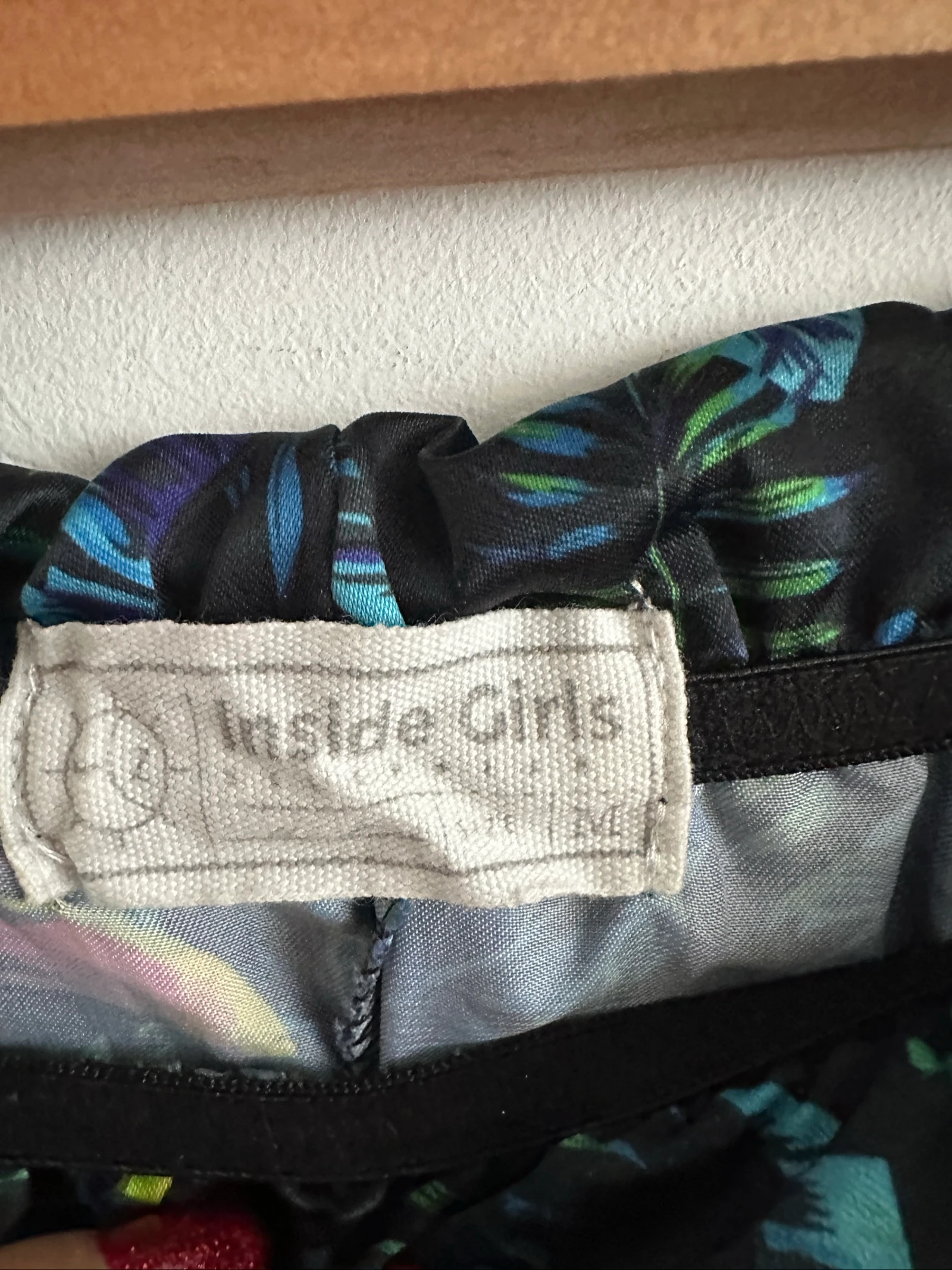 Short de pijama satén tropical Inside Girls M (Con encaje) – photo 3